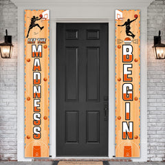 Basketball Banner Porch Sign 71x12 with bottom grommets