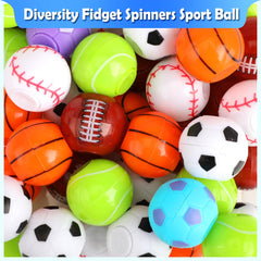 basketball spinners and other sport ball toys set
