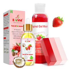 BASSI feminine wash bottle for vaginal care