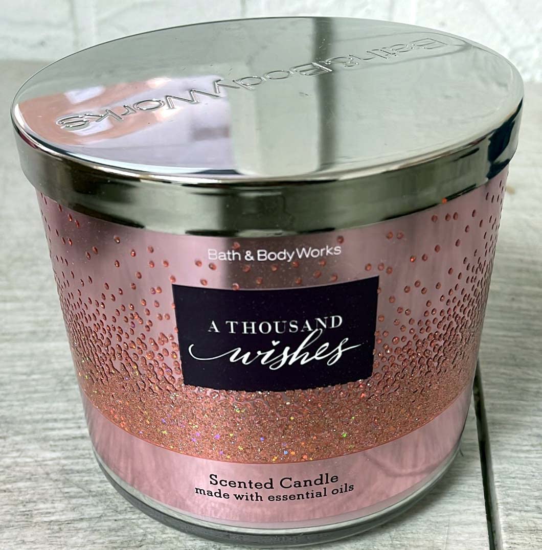 Bath and Body Works A THOUSAND WISHES 3-Wick Candle 14.5 oz product image