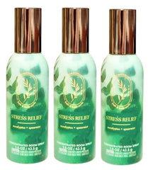 Bath and Body Works Concentrated Room Spray 1.5 oz pack of 3 Eucalyptus Spearmint