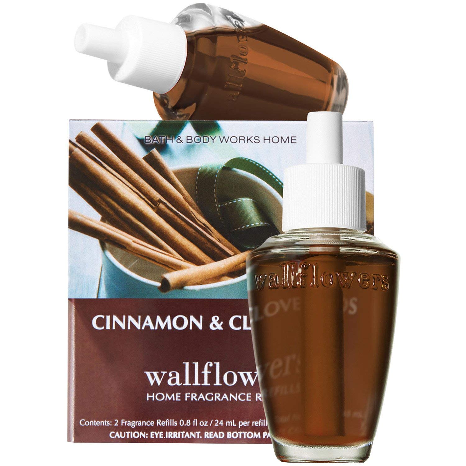 Bath & Body Works Cinnamon and Clove Buds Wallflowers Refills 2 bulbs pack