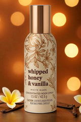 Whipped Honey & Vanilla 1.5 oz room spray packaging by Bath & Body Works