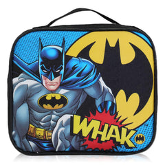 Two mesh side pockets on Batman backpack for water bottles
