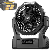 Battery Operated Fan dual power with D-cell batteries and USB power