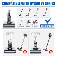 Battool battery for Dyson V7 Animal Motorhead
