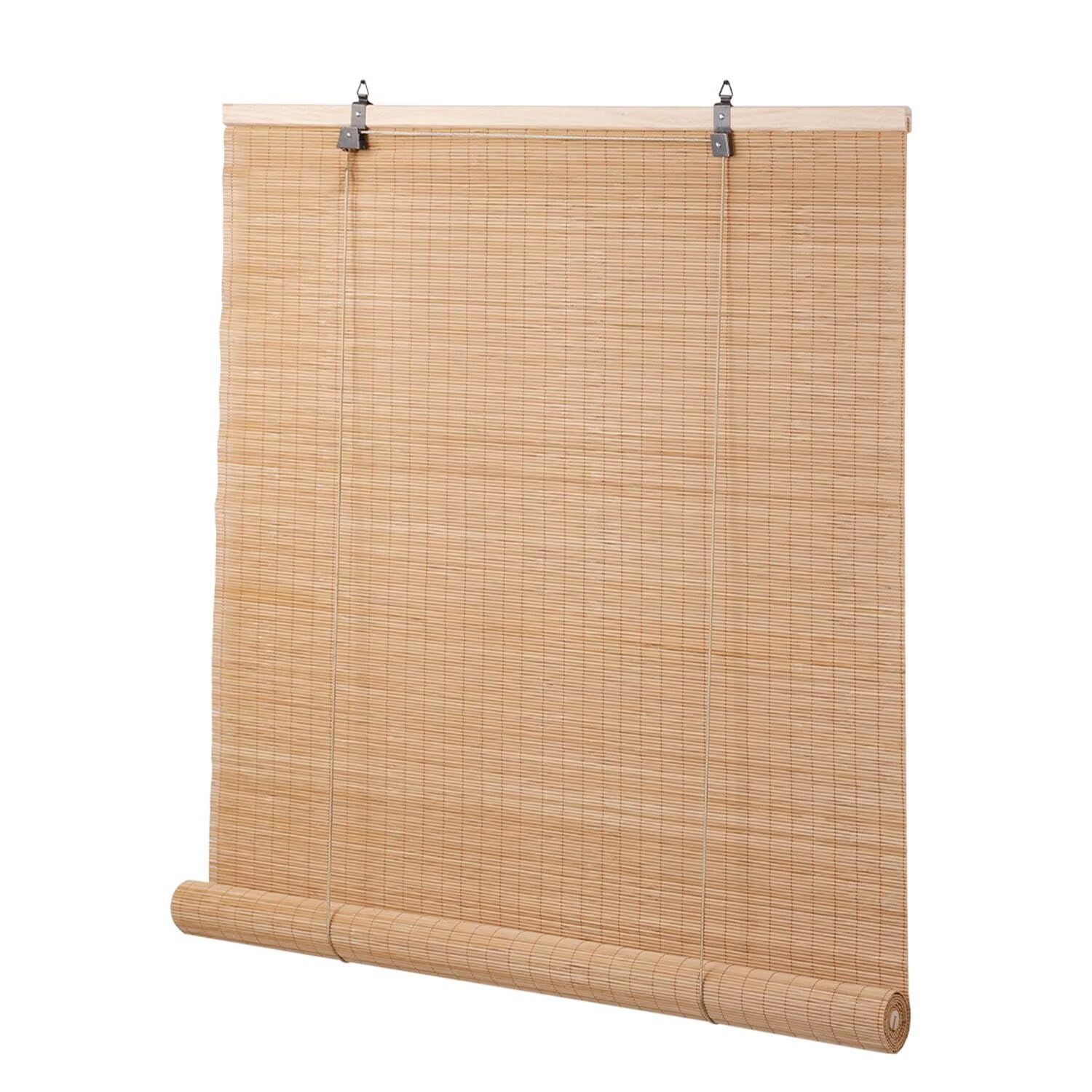 BAYUE Bamboo Blinds for Interior Windows in a modern living space
