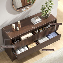 BAZELOR 6 deep drawers for clothing storage