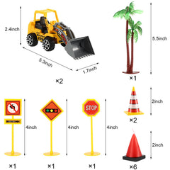 BBTO cone candles 2x1.2 inches for construction party