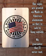 Beach Sign Metal Sign 8x12 indoors outdoors