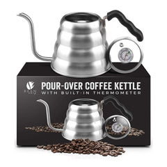 Bean Envy pour over coffee kettle with gooseneck spout