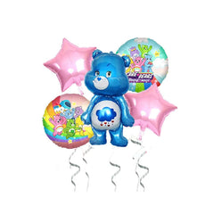 Bear birthday party balloons 18 inches aluminium set