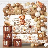 Bearly Wait Baby Shower Decorations banner backdrop display