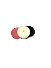 BearNaturalOrganics Advent Tea Lights 20 pack tin with purple pink and white colors