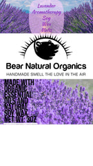 BearNaturalOrganics lavender essential oil wax melts in 6 cavity pack
