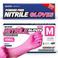 BEASTEK Medical nitrile exam gloves box label