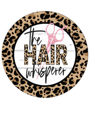 Beauty Shop Wreath Sign for front door decor