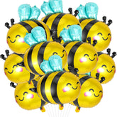 Bee Balloons 10 pack bee foil balloons for party decor