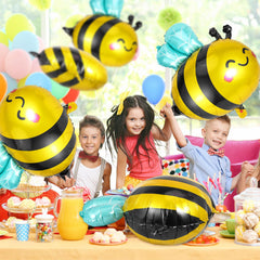 Bee foil mylar balloons large size 31.9 x 25.6 inches