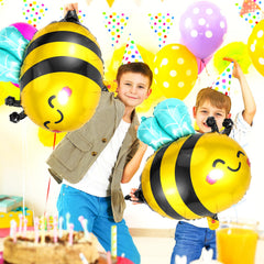 Bee themed party balloons suitable for baby showers weddings