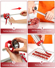 Five cleaning brushes for easy maintenance after use