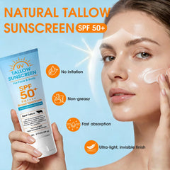 Beef Tallow Sunscreen mineral formula zinc oxide