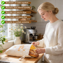Sourdough bread storage bag with zipper Nisuez