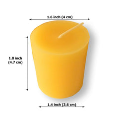 Beeswax votive candles handmade in USA