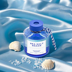 BEHAZEER Sea Salt Reed Diffuser Set 6.77oz close up image