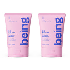 being big volume shampoo product bottle