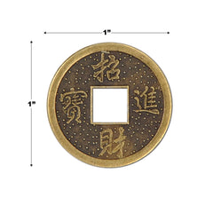 Authentic Beistle 57856 coins embossed design