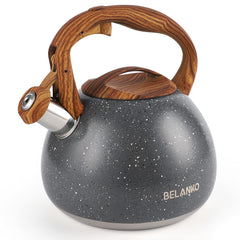 BELANKO Tea Kettle for Stovetops Starry Gray stainless steel 2.7QT