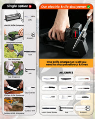 Belt Knife Sharpener Electric switchable sharpening modes