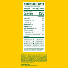 belvita cranberry orange breakfast biscuits package label