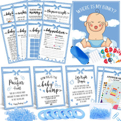 Bemoor baby shower games boy blue theme kit