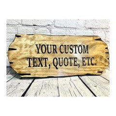 Benchmark Signs And Gifts Custom Wood Sign pine cabin sign