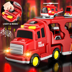 Detachable trailer with rotating vehicles in Bennol set
