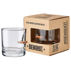 11oz whiskey glass by BenShot with bullet