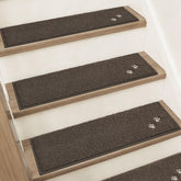 BEQHAUSE stair treads 28x9 brown