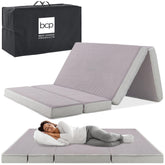 Best Choice Products 4in portable twin-size mattress grey