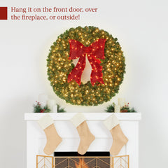 Indoor outdoor use wreath from Best Choice Products 48in