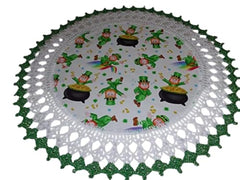 Best Doilies and Crafts handmade St Patrick's Day doily 20 inch