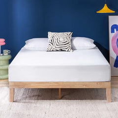 Gel infused memory foam mattress close up