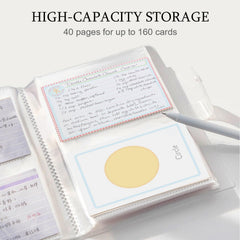 BetterJonny clear plastic card holder interior