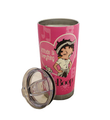 Betty Boop artwork jeans white T shirt headband lipstick on mug