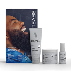 Bevel Mens Beard Grooming Kit components beard softener balm and oil
