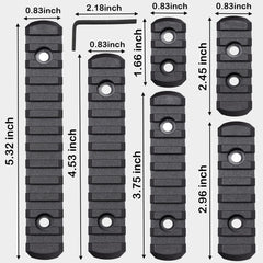 Beveled ends reduce snagging on Picatinny rail image
