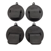 Beverage Buddee Can Cover black 4 pack on standard can