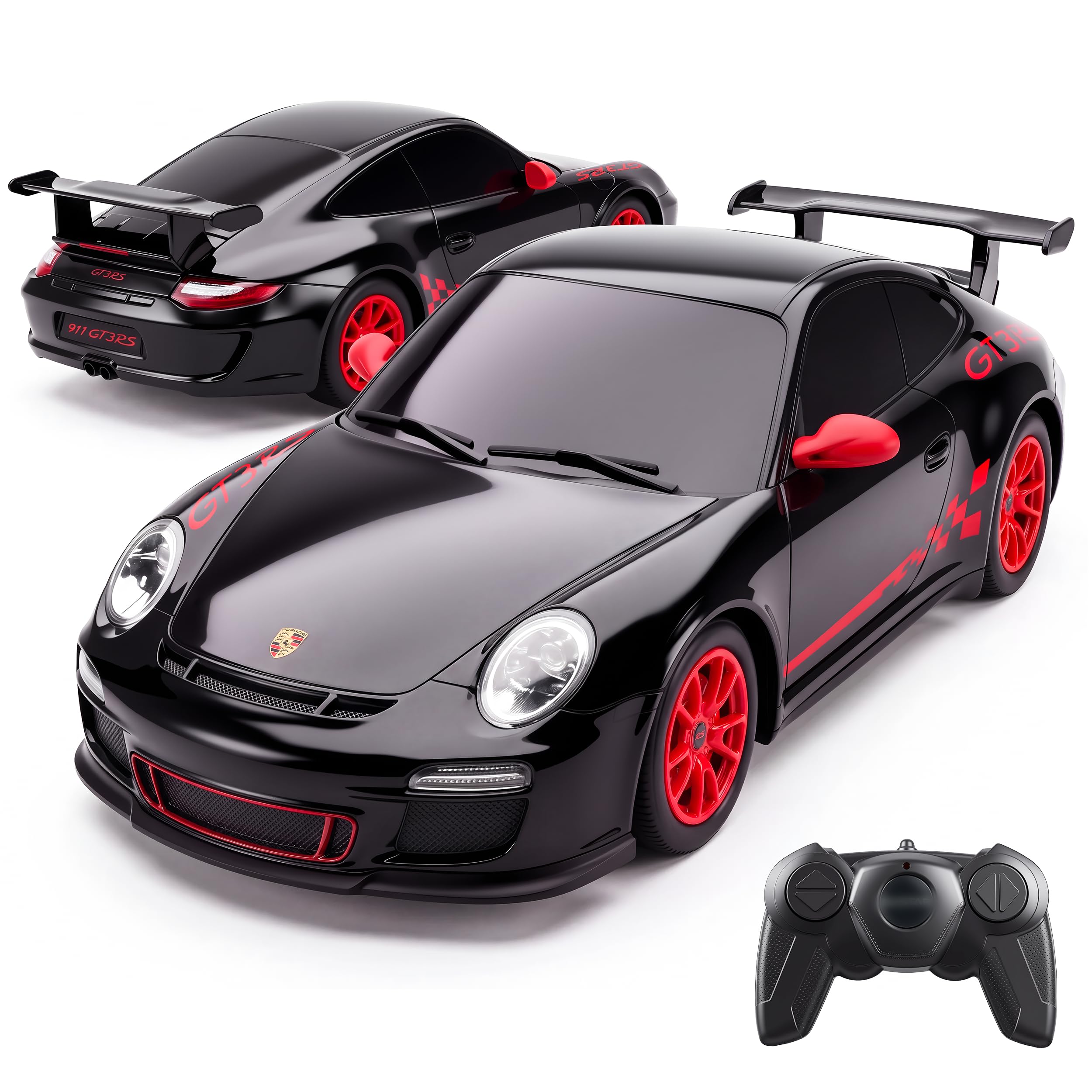BEZGAR 1:24 Porsche RC Car front view