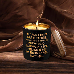 Relaxation candle with lavender scent by BFJLIFE